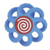 NUBY Hryzačka gulička silikónová 3m+ ružová Farba: Modrá