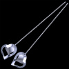 Silver.ag Náušnice strieborné, srdiečka E1216