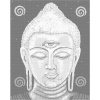 ZUTY Bodkovanie - BUDDHA S TRETÍM OKOM Rámovanie: bez rámu a bez vypnutia plátna, Rozmer: 80x100 cm