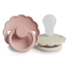 DVOJBALENIE CUMLÍKOV FRIGG DAISY BLUSH/ CREAM, 0-6M, SILIKÓN