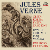 Cesta kolem světa za 80 dní, Dvacet tisíc mil pod mořem a Dva roky prázdnin (Verne - Various) - CD (MP3)