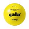 Míč medicinbal Gala plastový 1 kg žlutý