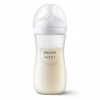 Avent Natural Response priehľadná fľaša s cumlíkom pre podporu rytmu pitia 330 ml
