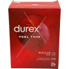 Durex Feel Thin Regular Fit 24 kondómov, krabička/obal môžu byť poškodené.