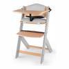 KINDERKRAFT Stolička jedálenská Enock s polstrovaním Grey wooden, Premium 8x84x53 sivá