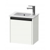 Duravit Ketho.2 Umývadlová skrinka, 44x41x29 cm, 1 dvierka, pánty vľavo, matná biela K25060L18180000