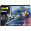 Revell Focke Wulf Fw190 F-8 Model Set lietadlo 1:72, 46 dielov (Revell Focke Wulf Fw190 F-8 1:72, 12,3x14,5cm, Model No.: 03898)