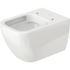 Závesné WC DURAVIT Happy D.2 hlboké splachovanie otvorený splachovací kruh šetrenie vody biele bez WC sedátka 22220900001