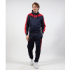 TUTA ROMA CON CAPPUCCIO POLARFLEECE súprava červená-modrá 4XS