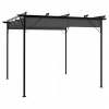 Pergola kovová VidaXL oblúk 1 cm