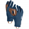 Pánske rukavice Ortovox Fleece Light Glove M Veľkosť rukavíc: M / Farba: hnedá/modrá