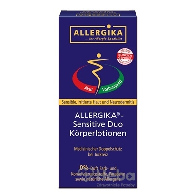 Allergika Sensitive duo (Lipolotio Sensitive 200 ml + Hydrolotio Sensitive 200 ml), 1x1 set