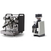 Rocket Espresso Mozzafiato FAST R, black + Eureka Mignon Zero 65 All Purpose, CR white