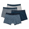 Tchibo - Boxerky - pre pánov - veľ. S/4 - farba: modrá/s prúžkami