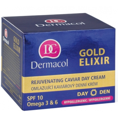 Dermacol Gold Elixir SPF 10 Omladzujúci kaviárový denný krém 50 ml