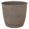 Prosperplast DRLO300 Kvetináč Ratolla Round 30cm Mocca 7529U