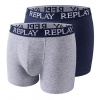 Replay Pánske boxerky - 2 kusy I101005 Grey Melange S