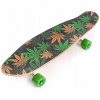 Meteor-kanabis green-hnedo-oranžová skateboard (Meteor-kanabis green-hnedo-oranžová skateboard)