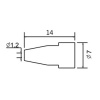 TIPA 06540211 Hrot N5-7/ZD553 pr.1.2mm (ZD-8915)