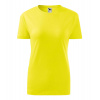 MALFINI CLASSIC NEW 133 / Tričko dámske - citrónovo žltá M