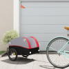 Vozík za bicykel, čierno červený 30 kg, železo-ForU-94118