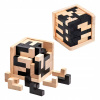 DREVENÉ 3D PUZZLE DREVENÉ PUZZLE LOGICKÁ HRA KOCKA HRAČKA