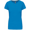 KARIBAN VINTAGE K380 / Dámske tričko s krátkym rukávom - tropical blue XL