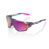 Športové cyklistické okuliare Ride 100 Percent NORVIK - Polished Translucent Grey - Purple Multilayer Mirror Lens | Velosprint.sk