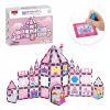 Magnetická stavebnica Window Art Castle 78ks - Magnetic Tiles