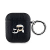 Karl Lagerfeld PU Embossed Karl and Choupette Heads Puzdro na AirPods 1/2 KLA2PGKCPK