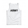 DRAGOWA pánske tielko ARMY, biela 160g/m2 - L