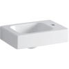 Malé umývadlo Geberit iCon, B=38cm, H=13.5cm, T=28cm, Otvor pre batériu=Vpravo, 124736600
