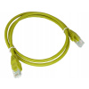 Patch-cord U/UTP kat.6 PVC 3m žltý ALANTEC 1ks