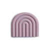 MUSHIE silikónové hryzátko Rainbow- Mauve