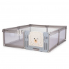 Chipolino Amico detská ohrádka s dvierkami 180x200 cm - beige