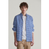 KOŠEĽA GANT REG CLASSIC POPLIN GINGHAM SHIRT COLLEGE BLUE
