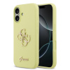 Guess Liquid Silicone 4G Metal Logo Zadní Kryt pre iPhone 17 Yellow