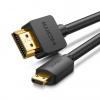UGREEN Micro HDMI - HDMI kábel 4K 3D 2 m (čierny) 30103