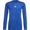 adidas teamwear Detský futbalový termo dres adidas Youth Techfit Long Sleeve modrý H23155 Veľkosť: 140 cm
