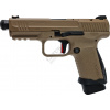 CyberGun airsoft pištoľ GBB CANIK TP9 elite combat Green Gas Tan