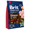 Brit Premium by Nature granuly Adult L kura 3 kg