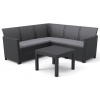 Keter CLAIRE 5 SEAT CORNER set - grafit