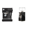Ascaso Steel UNO, Black + Eureka Mignon Turbo, CR black