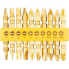 Sada bitov Strend Pro YF40020, 10 dielna, L-65 mm, CrV, GoldenFish