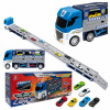 VYSTREĽOVAČ AUTÍČOK KAMIÓN TRANSPORTER ODŤAHOVKA 3V1 OBROVSKÁ 130 CM + AUTÍČKA