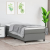 vidaXL Posteľ bez matraca tmavosivá 100x200 cm látka - Sivá - 41244-182778