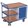 Variofit Dielenský vozík, skrinka a police, Variofit, do 250 kg, š x h x v: 112,5 x 62,5 x 101 cm, modrá/antracit Farba: modrá RAL5010