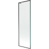 Mexen Next L vaňová zástená 1-krídlová 60 x 150 cm, čierny vzor, gun metal - 895-060-000-03-70-95
