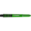 Násadky na šípky Winmau Prism force plastové dlhé zelené Dĺžka násadky: 34 mm