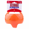 KONG Jumbler Ball L/XL 18cm - veľmi veľká piskľavá loptička pre psa, s rúčkami - oranžová